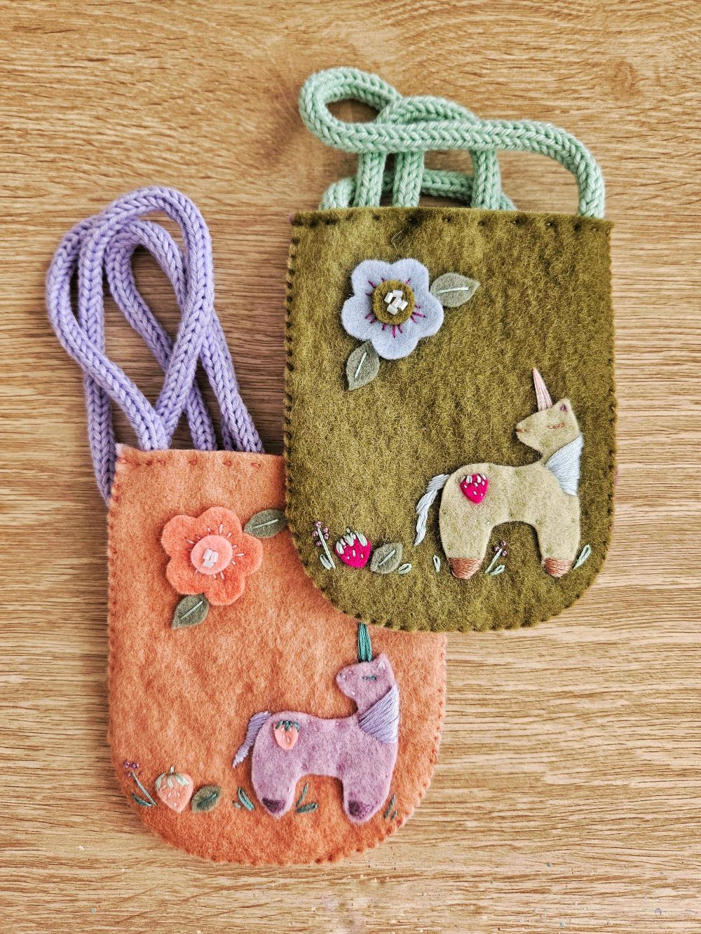 Felt Treasure Bags