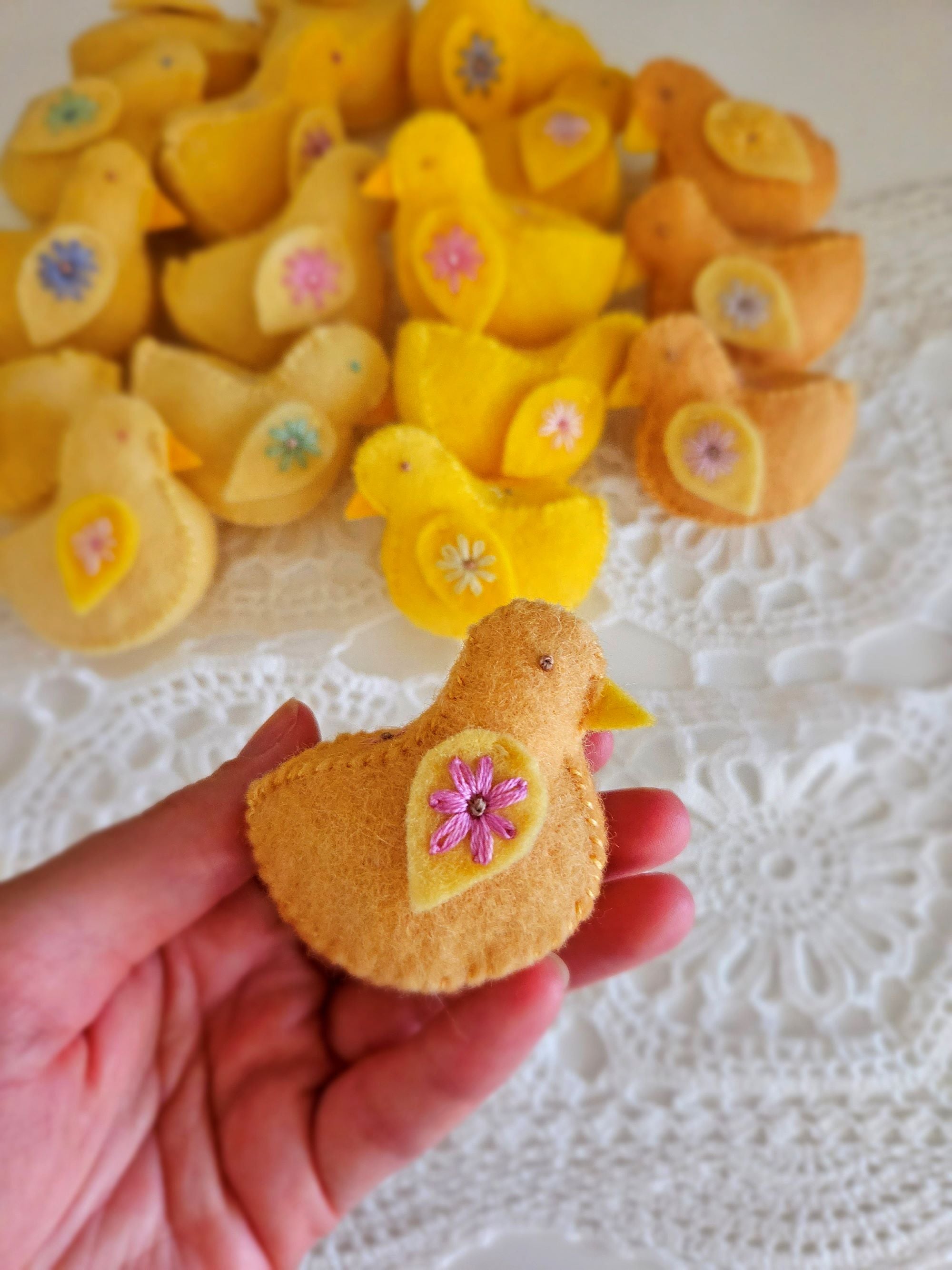 Felt Chickens