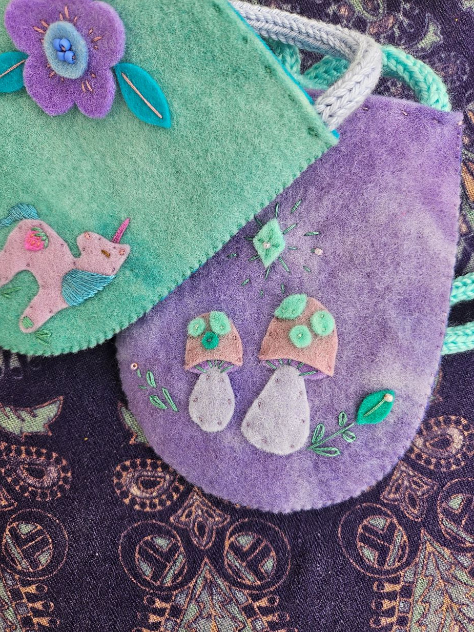 Felt Treasure Bags
