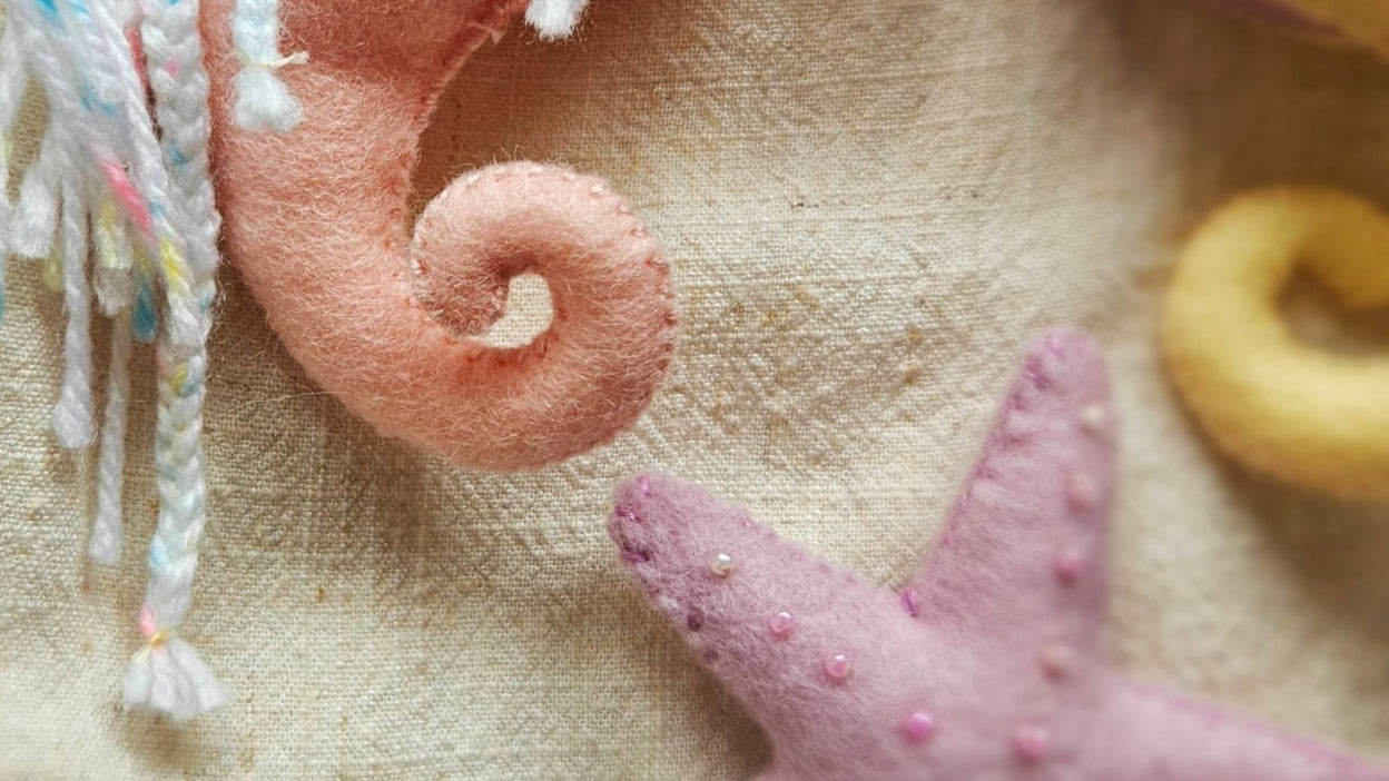 Felt Seahorse