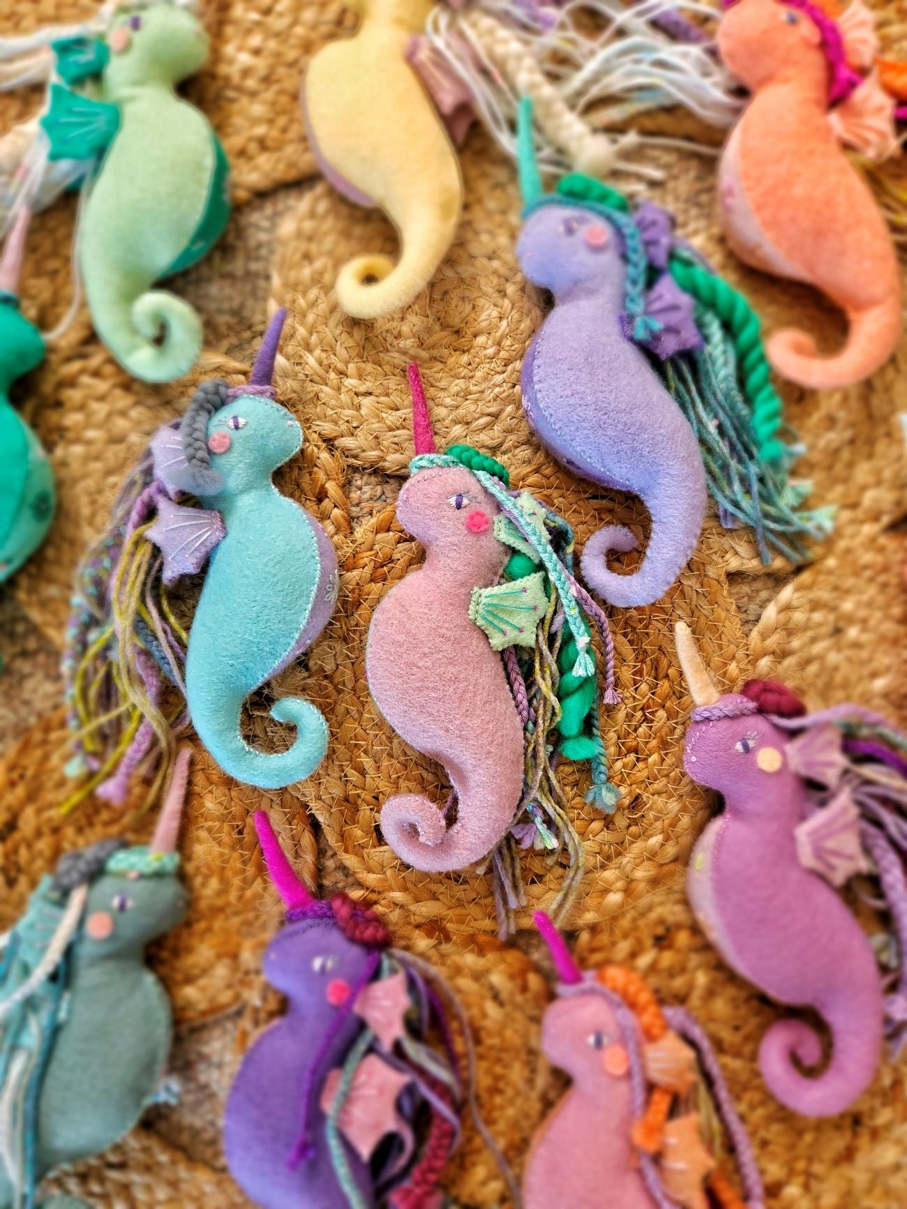Felt Seahorse