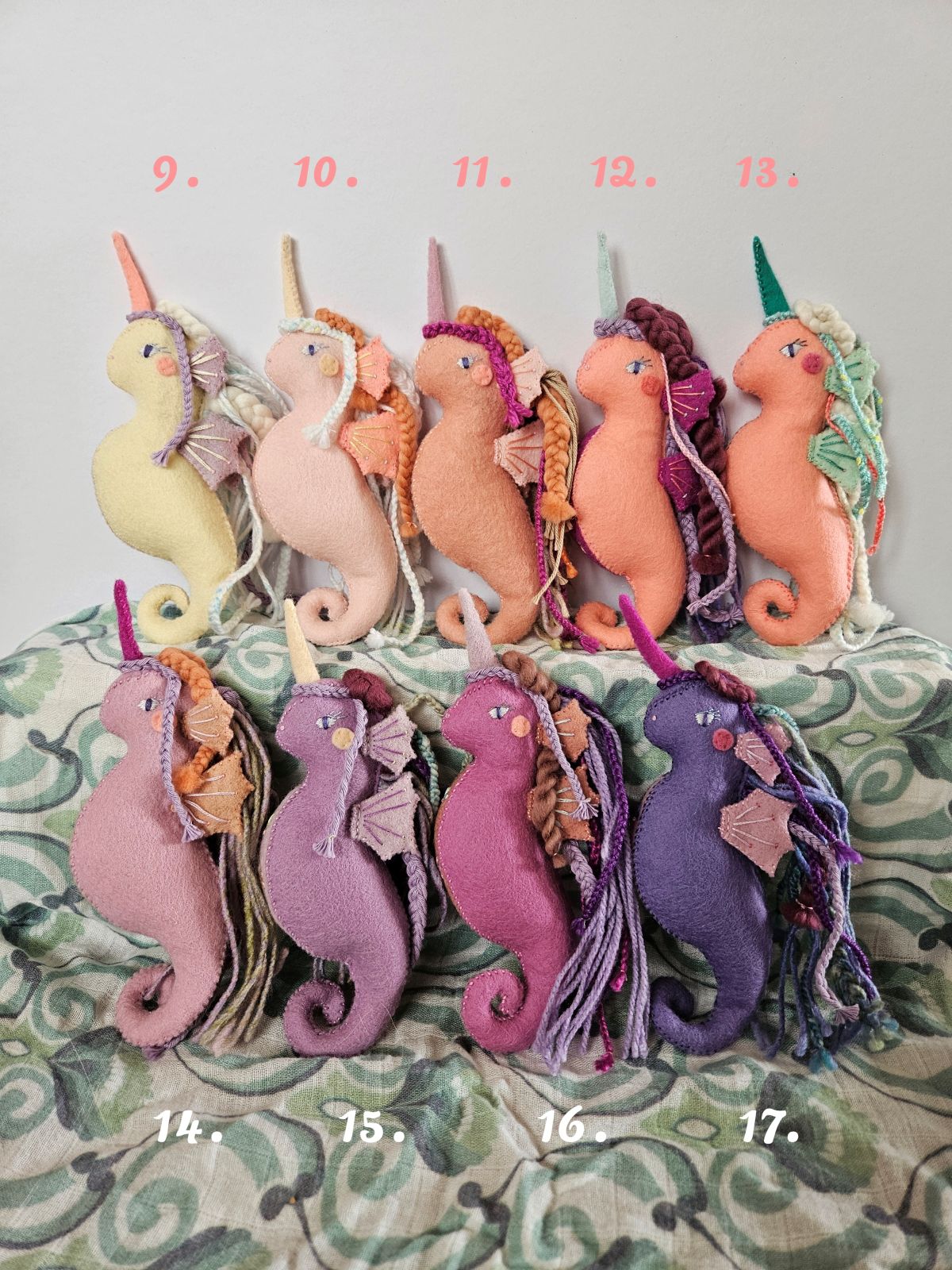 Felt Seahorse