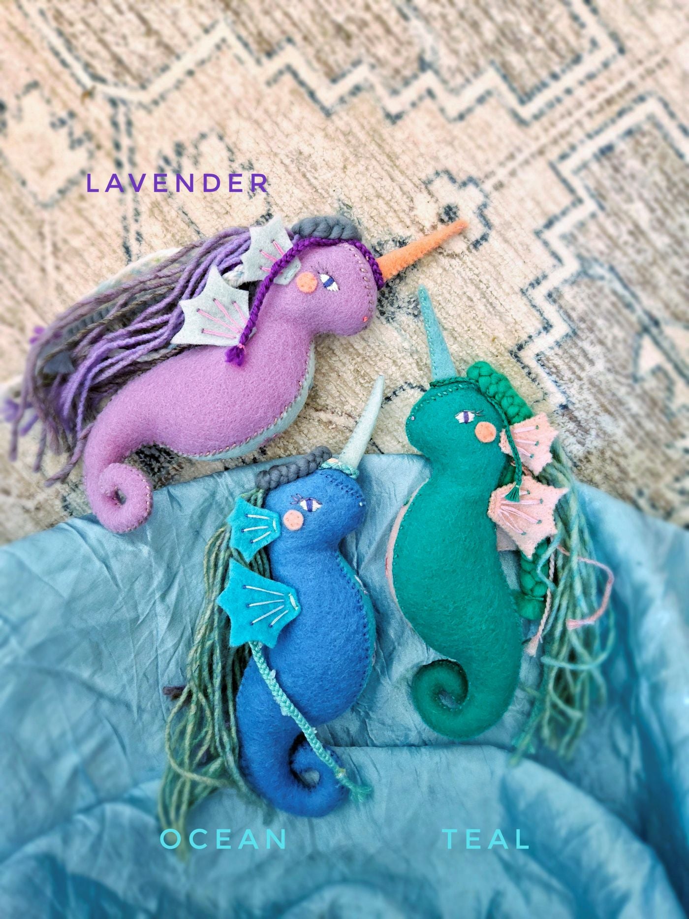 Felt Seahorse