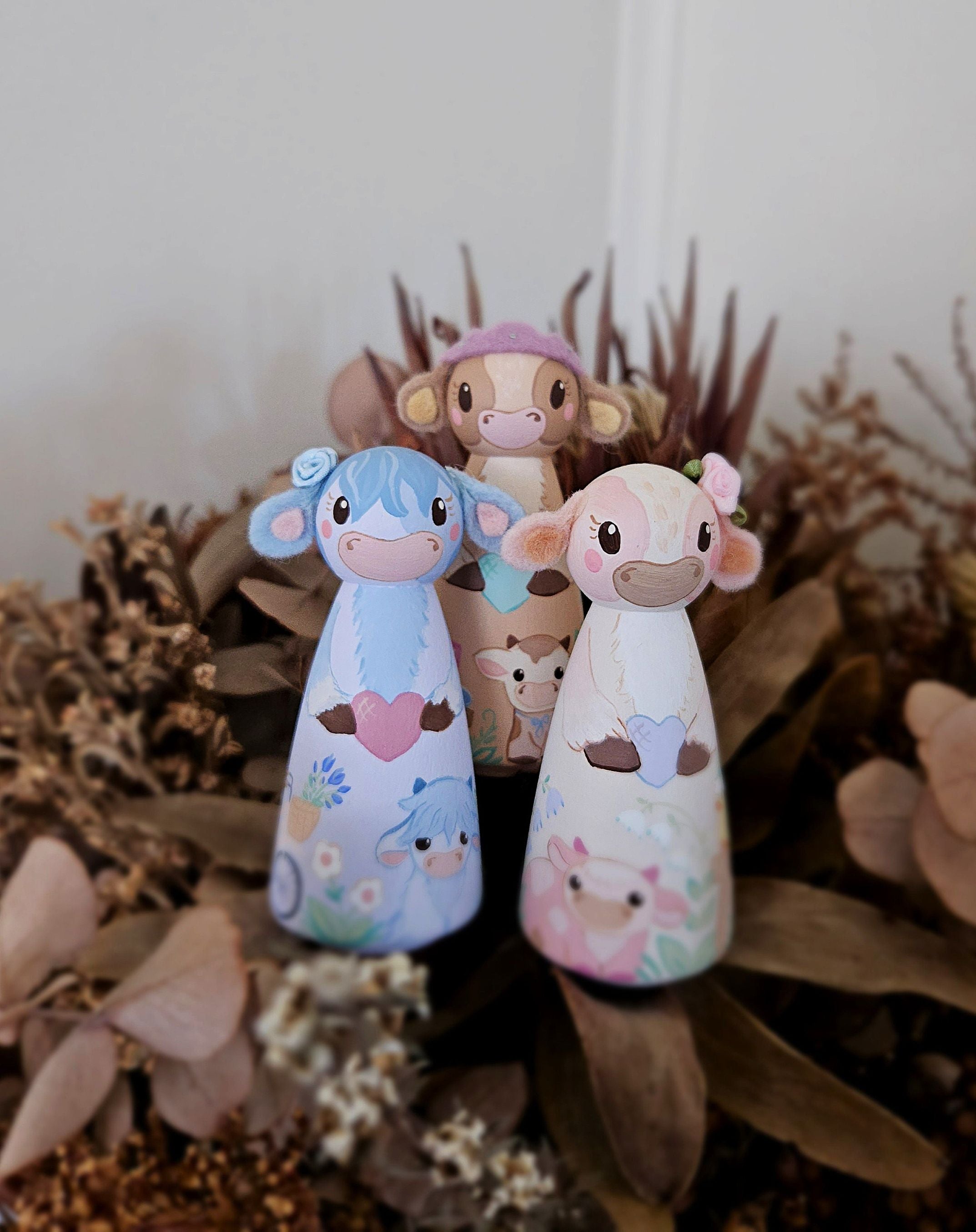 Wooden Cows