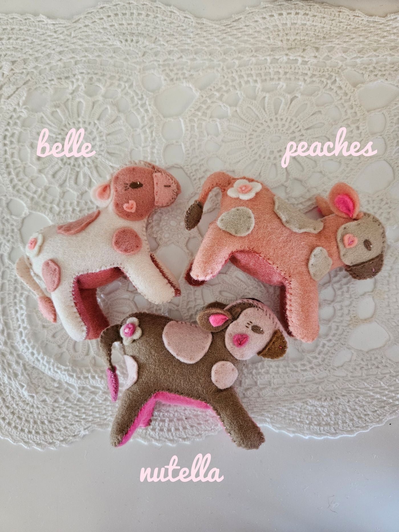 Felt Cows