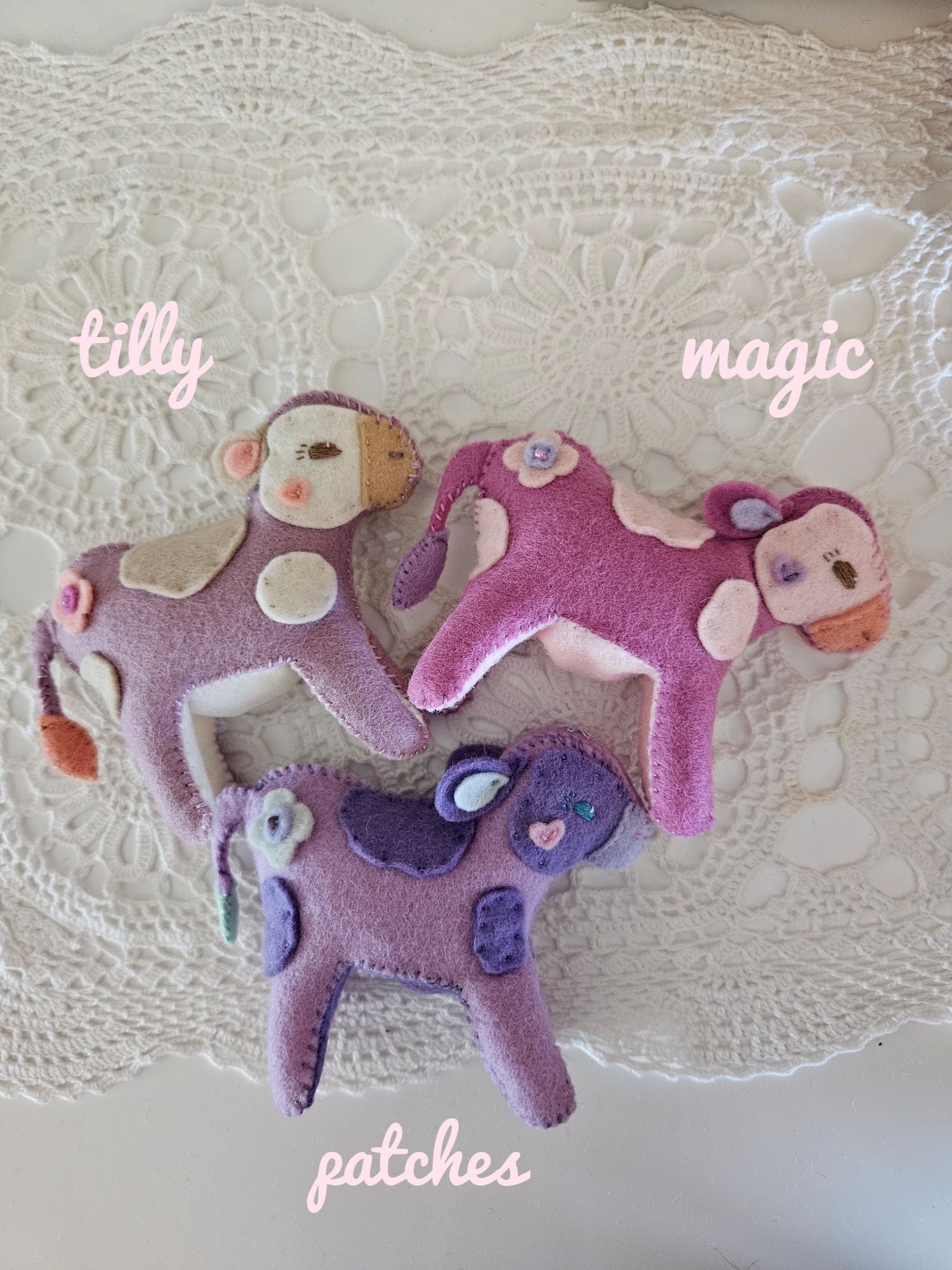 Felt Cows
