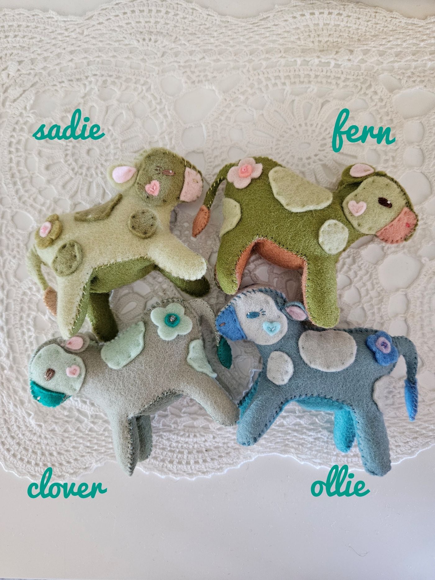 Felt Cows