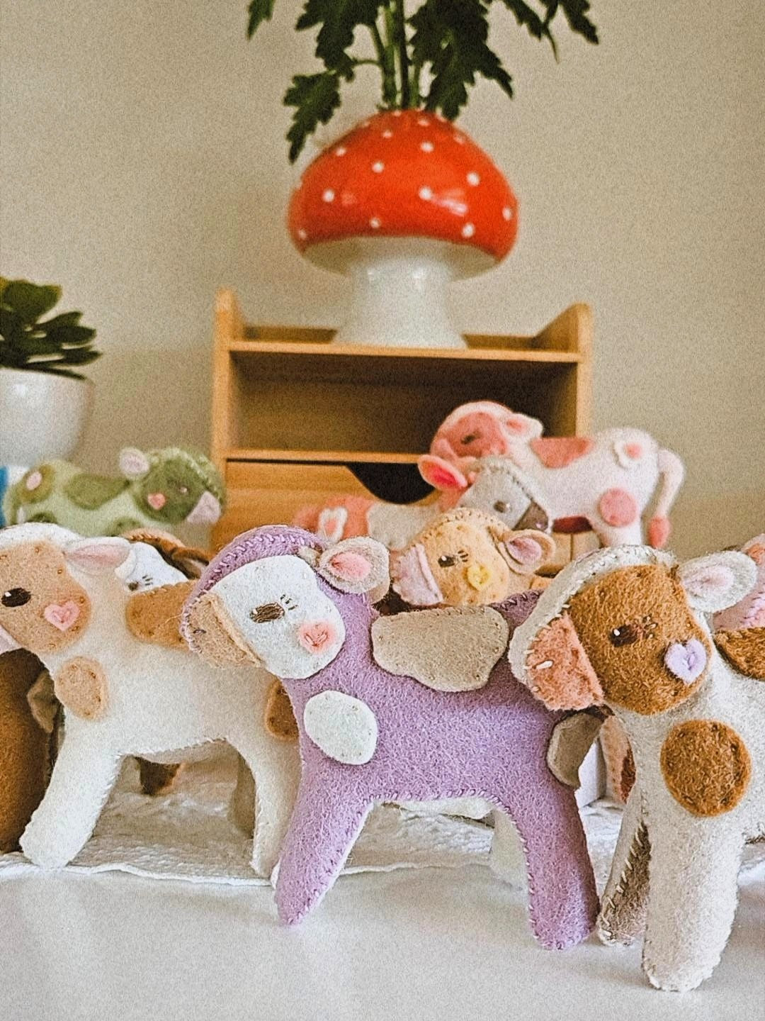 Felt Cows