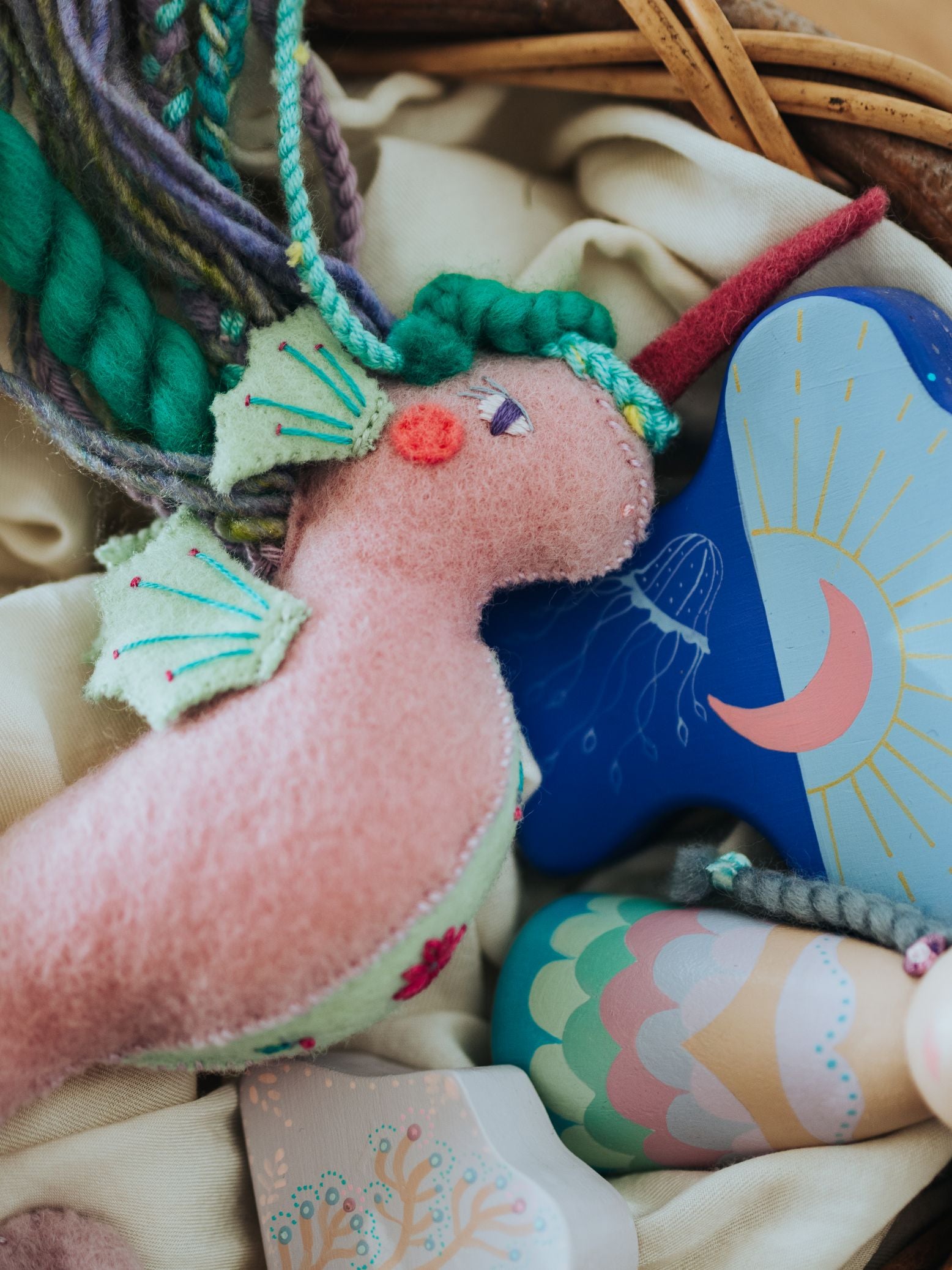 Felt Seahorse