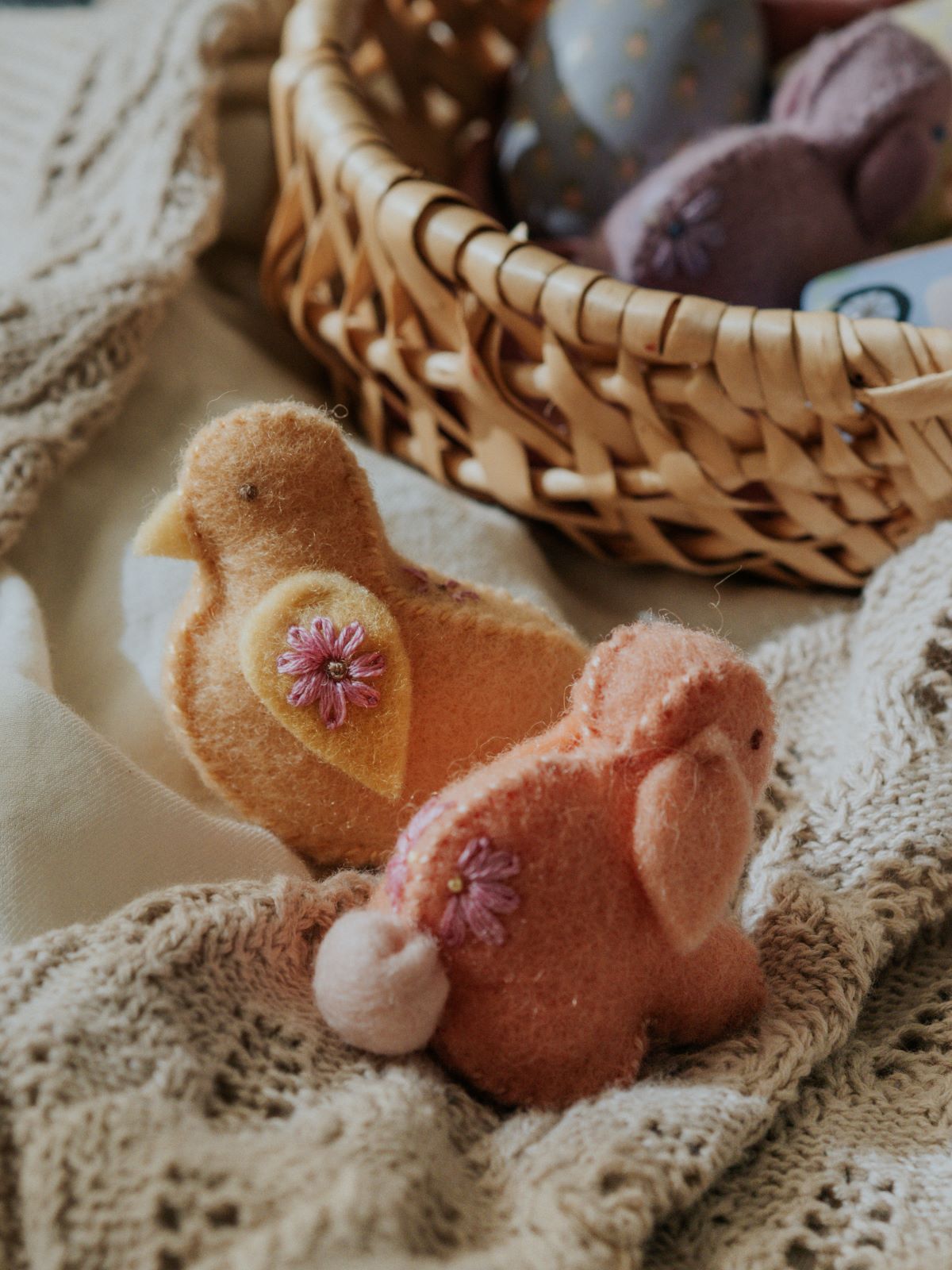 Felt Chickens