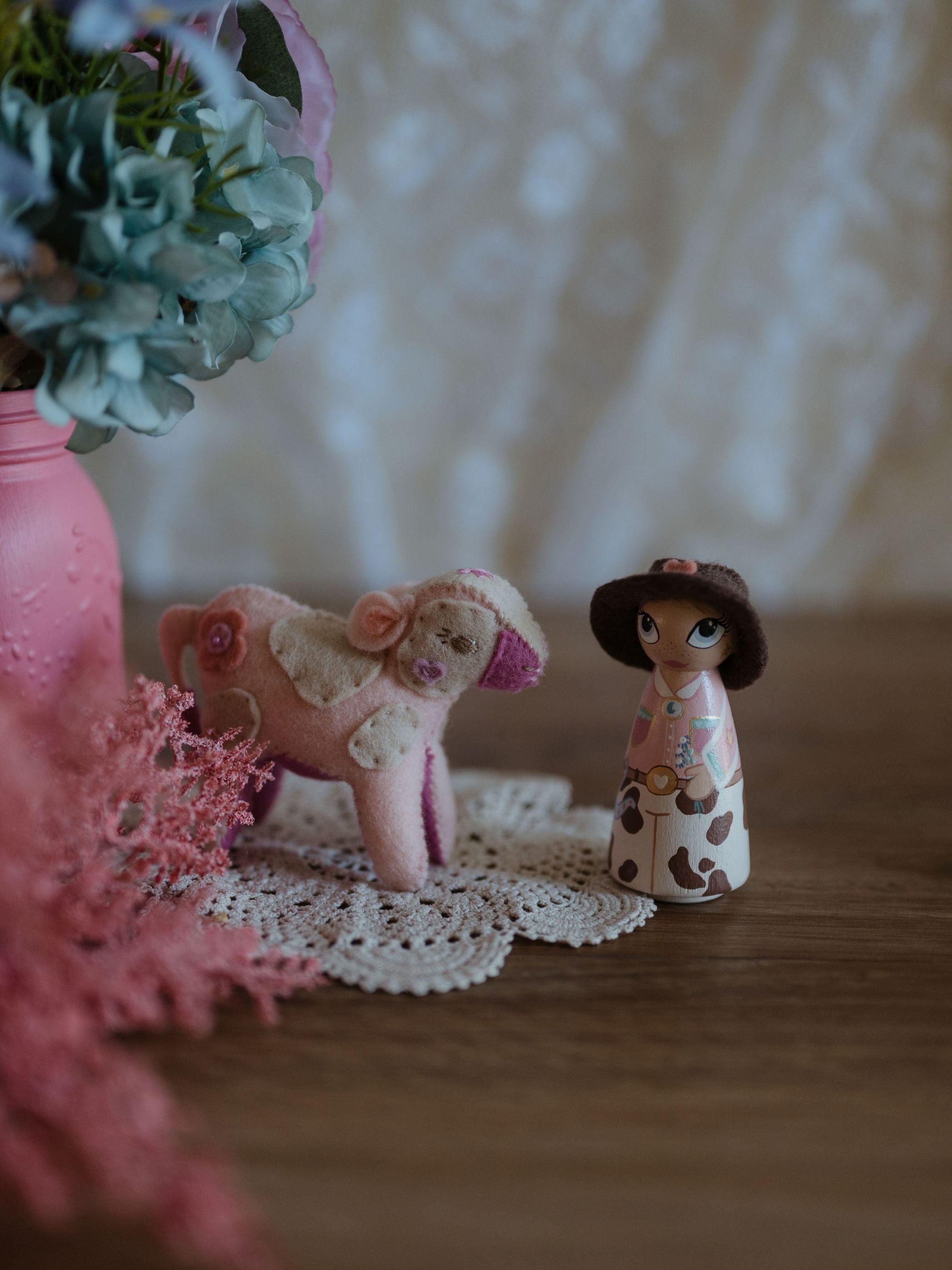 Felt Cows
