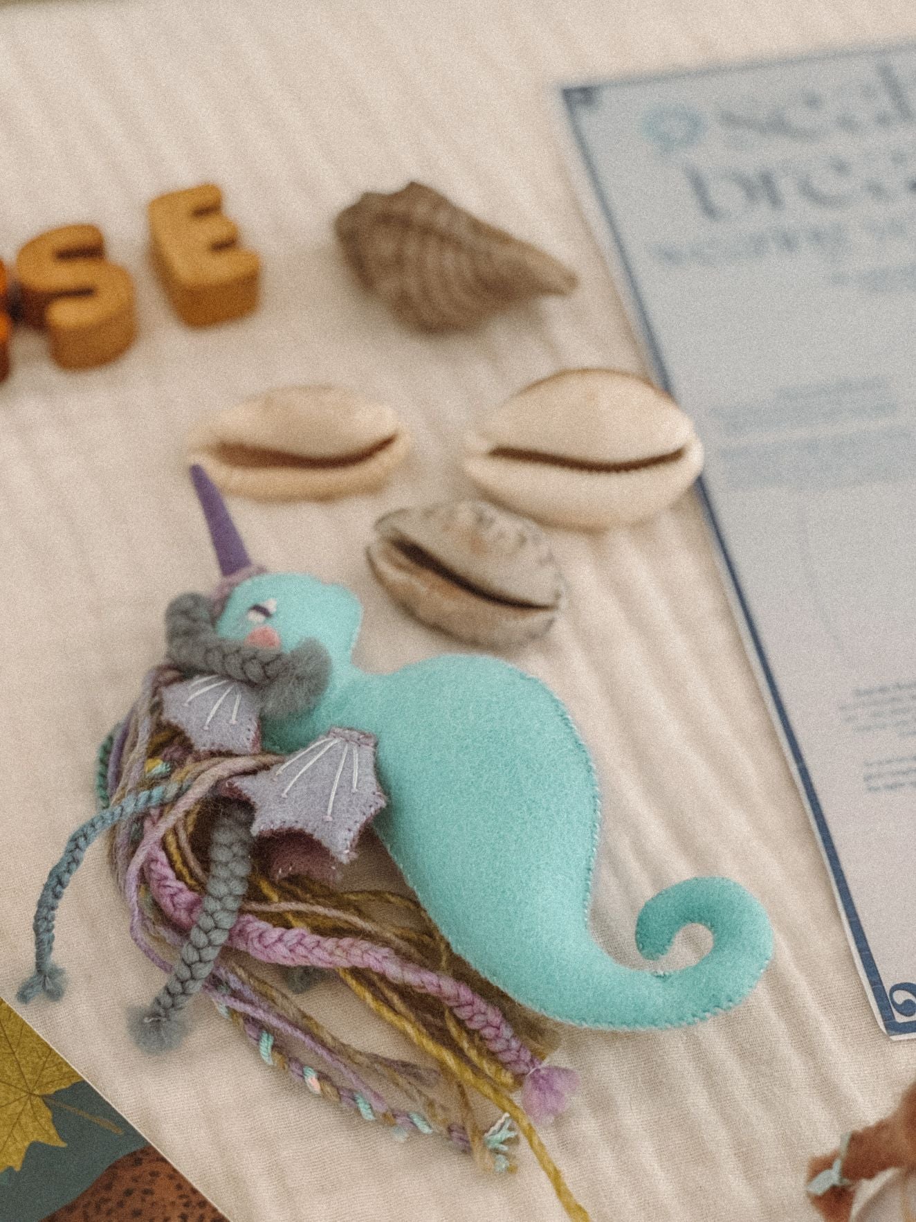 Felt Seahorse