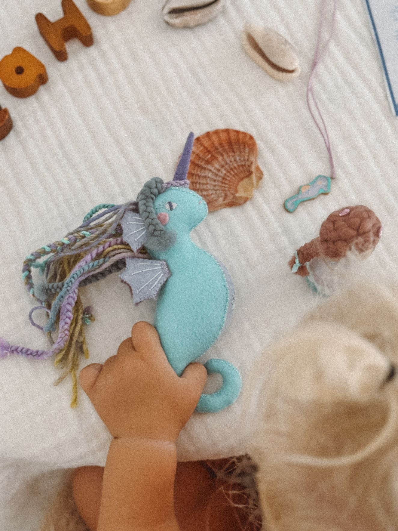 Felt Seahorse