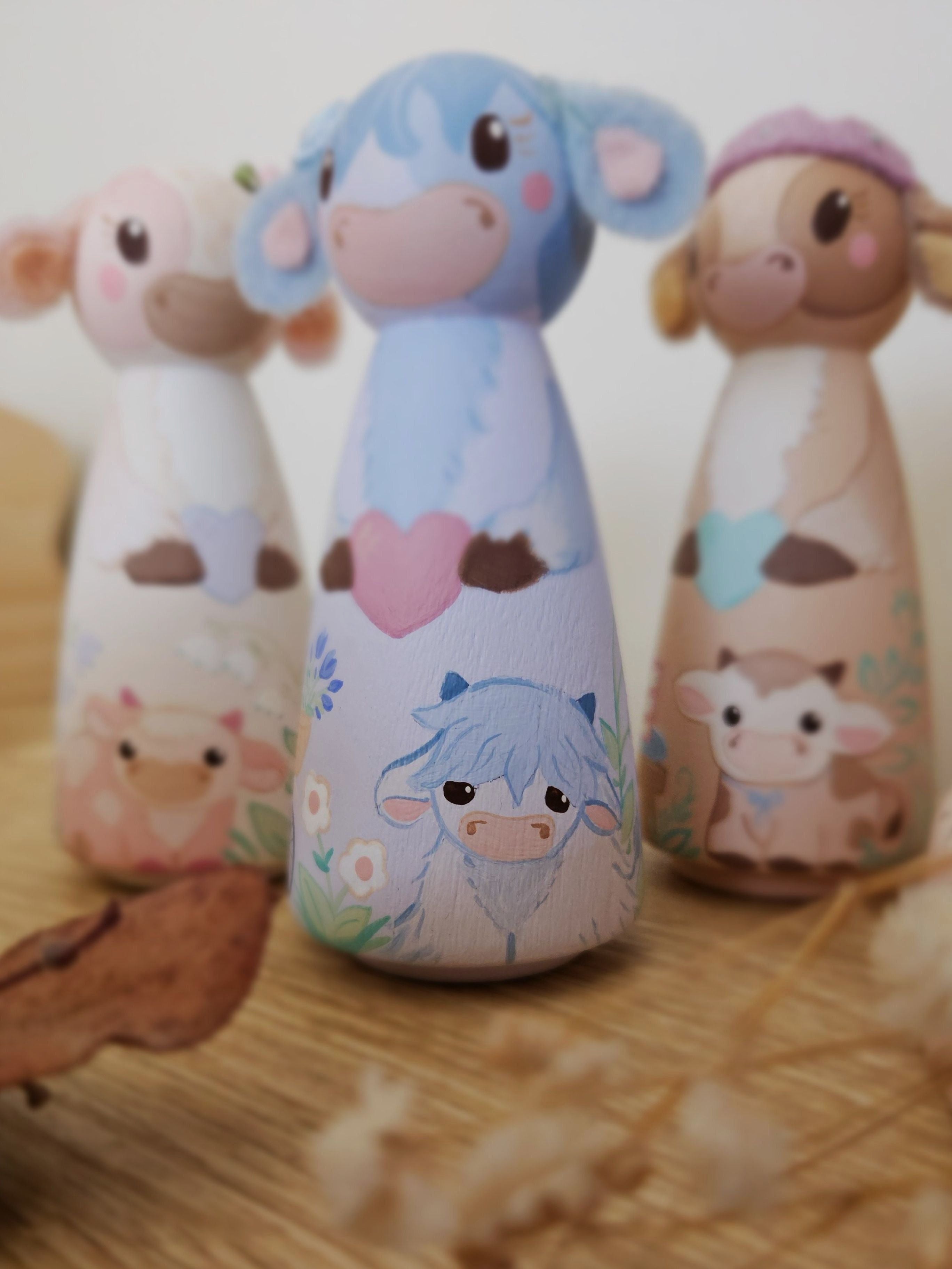 Wooden Cows