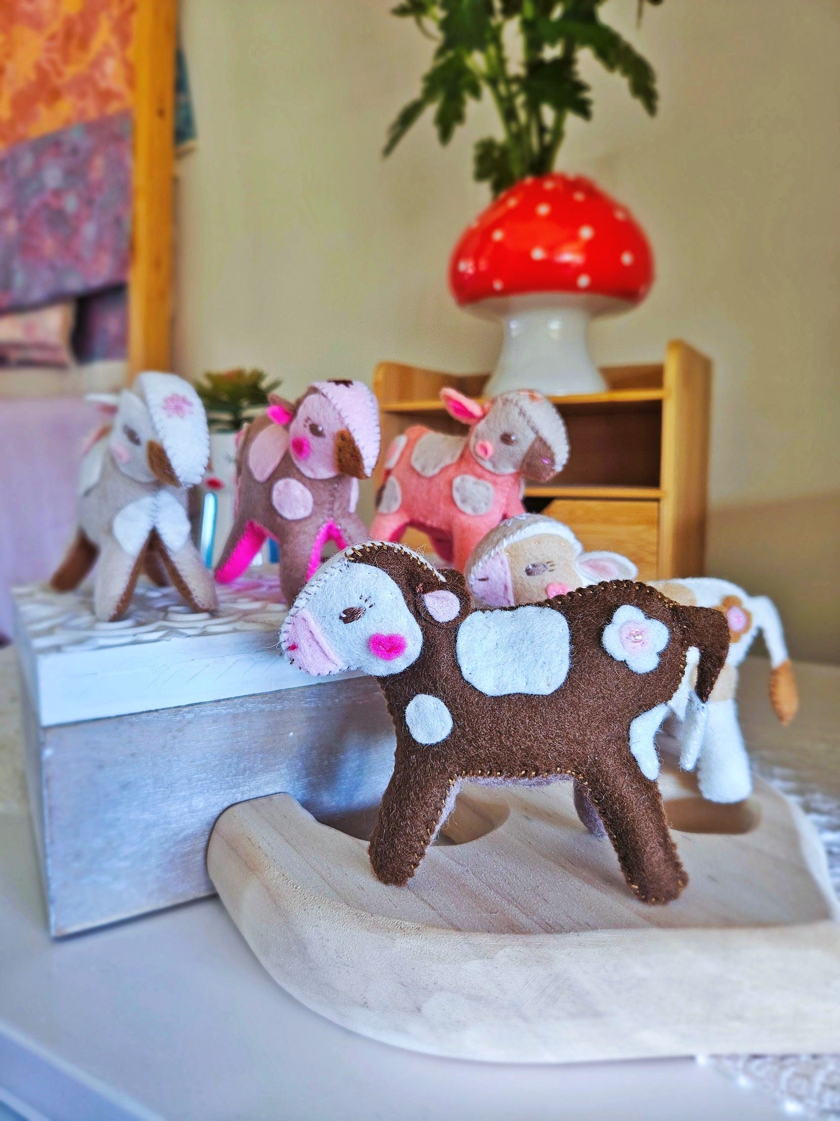 Felt Cows