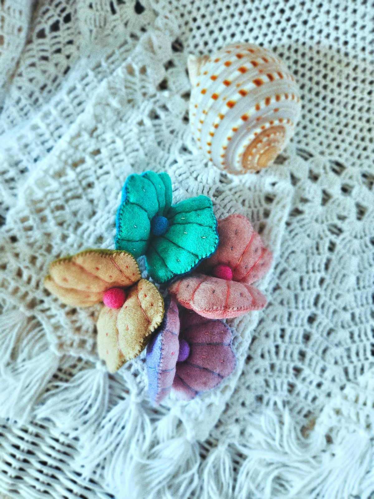Felt Clam Shells | Sunlit Folk