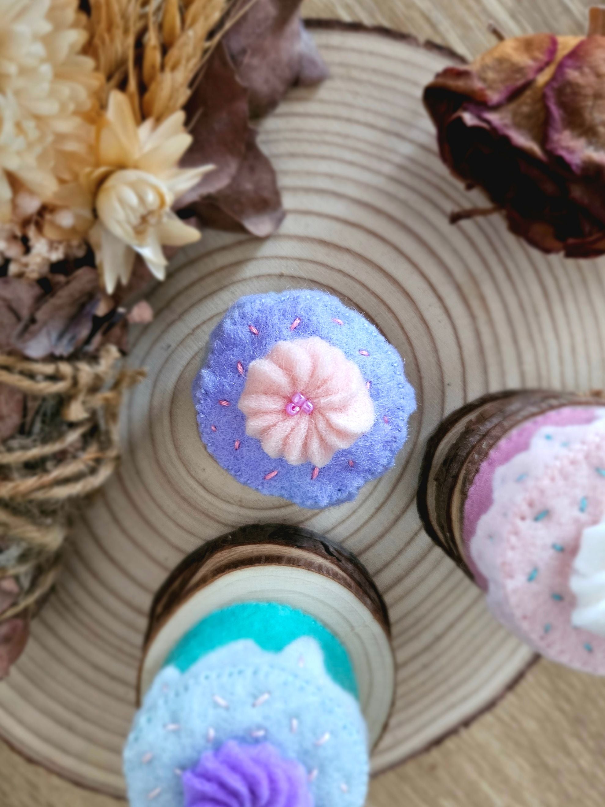Felt Cupcakes